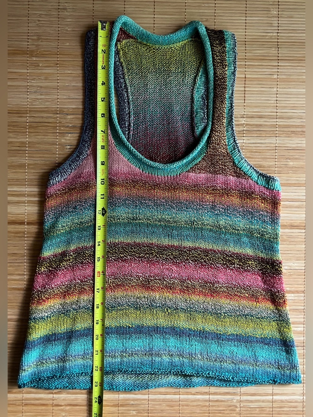 Handknit Racerback Tank - Picture 5 of 5